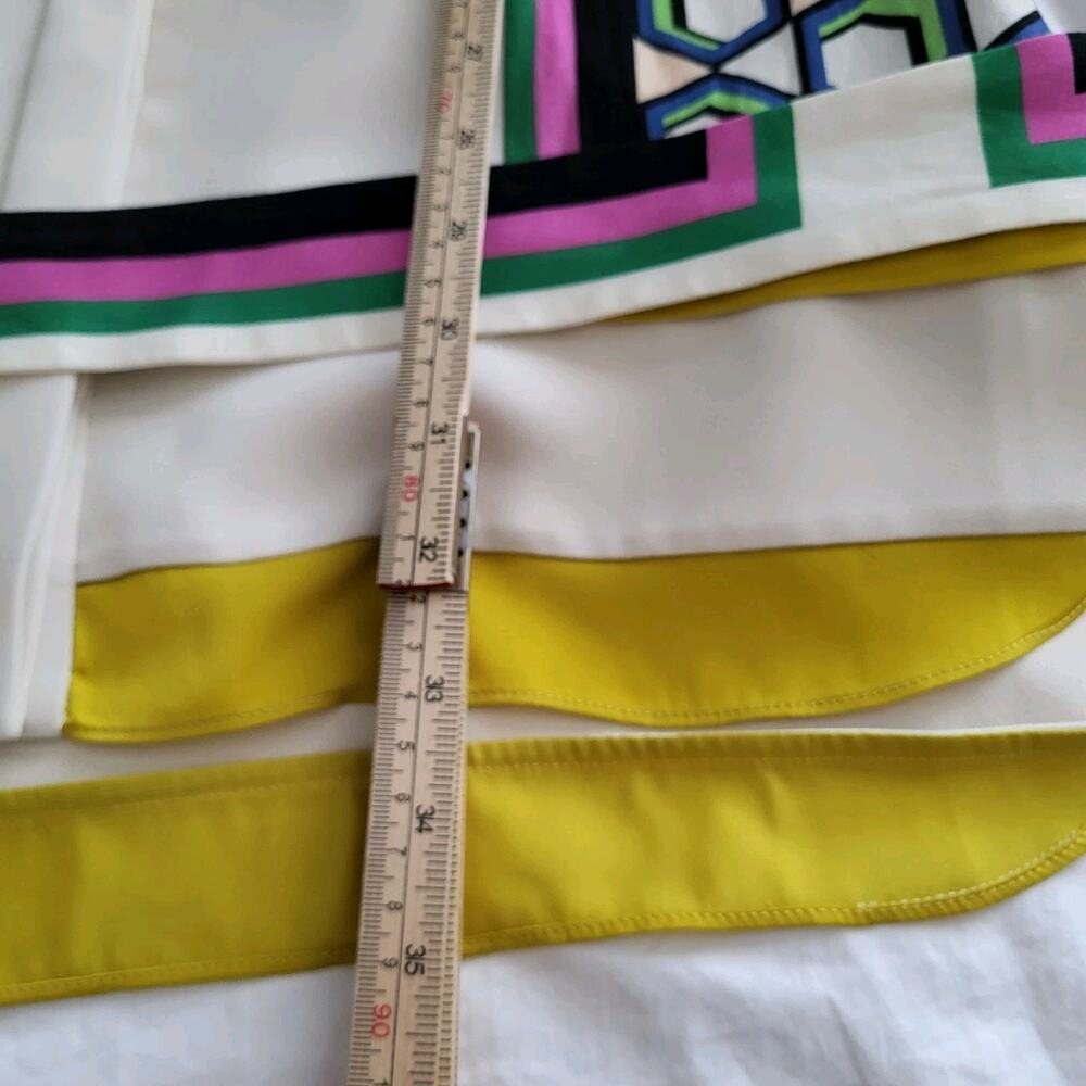 Alexis Stellar Long-Sleeve Shirt Mini Dress Belted Striped Sz M Cocktail Party - Picture 7 of 14